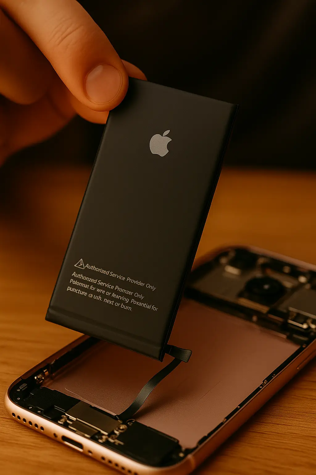 Sostituzione della batteria di uno smartphone